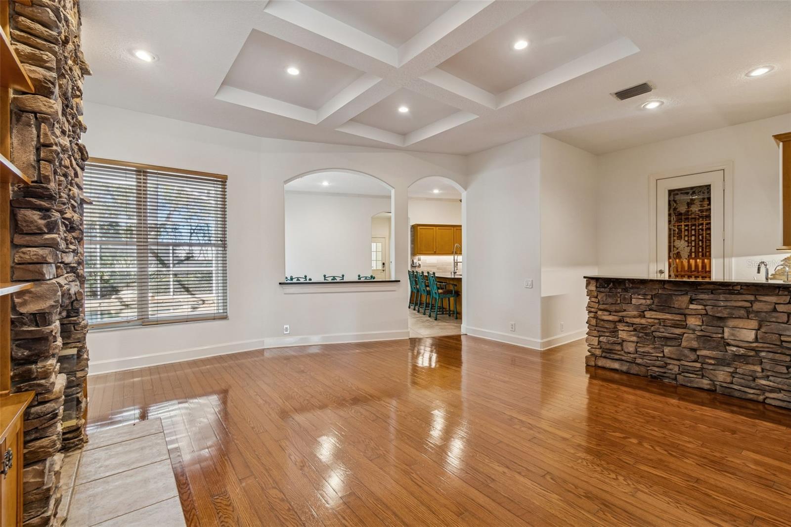 Family Room with Bar