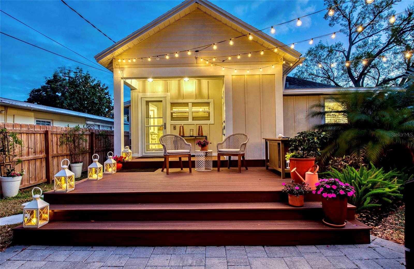 Sparkling alfresco evenings await you....