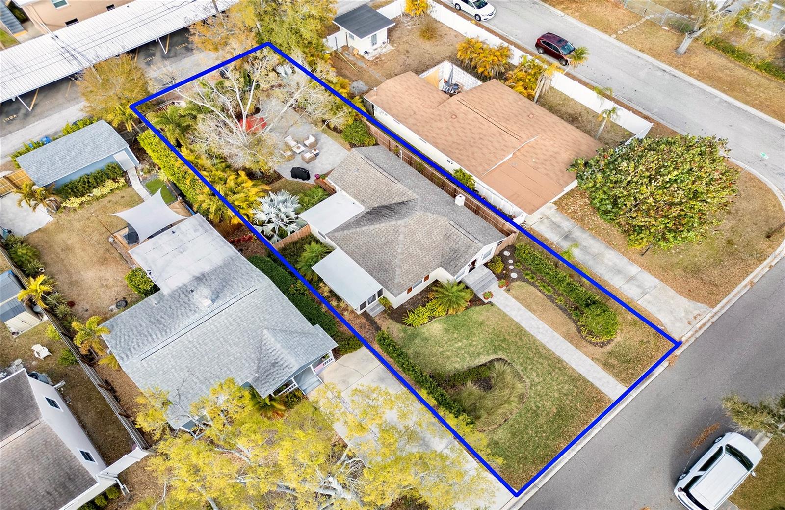 Walk to restaurants and shopping.