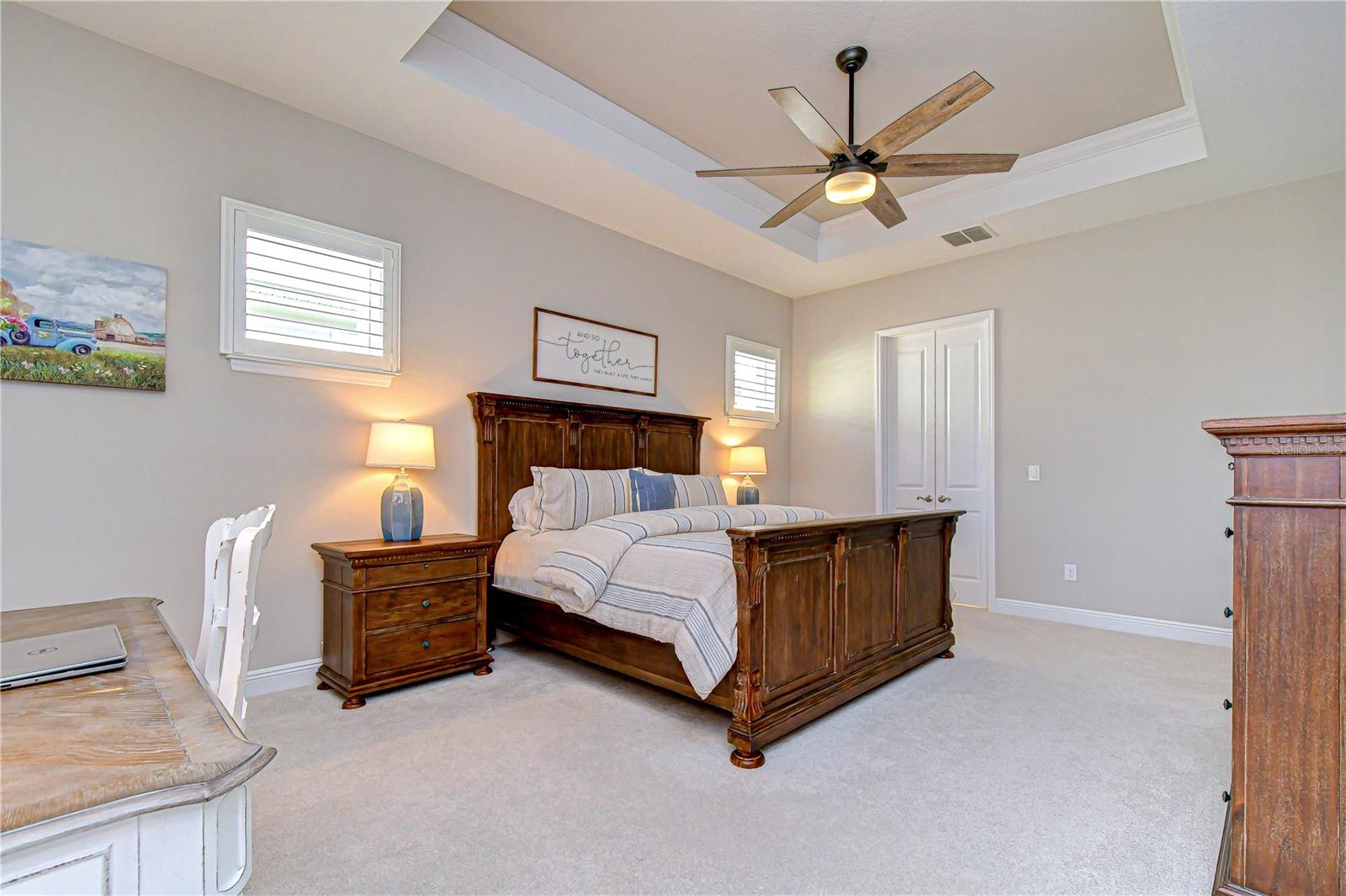 Stunning primary suite!