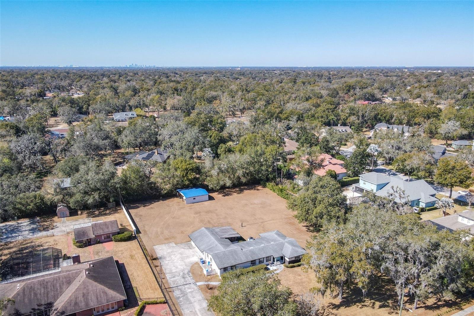 Aerial view highlighting approximately 1.53 acres