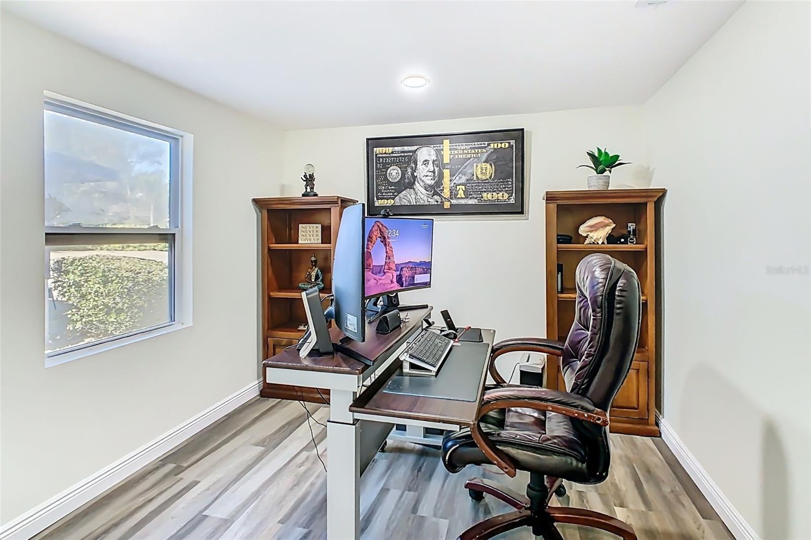 Private den ideal for home office, study, or quiet retreat