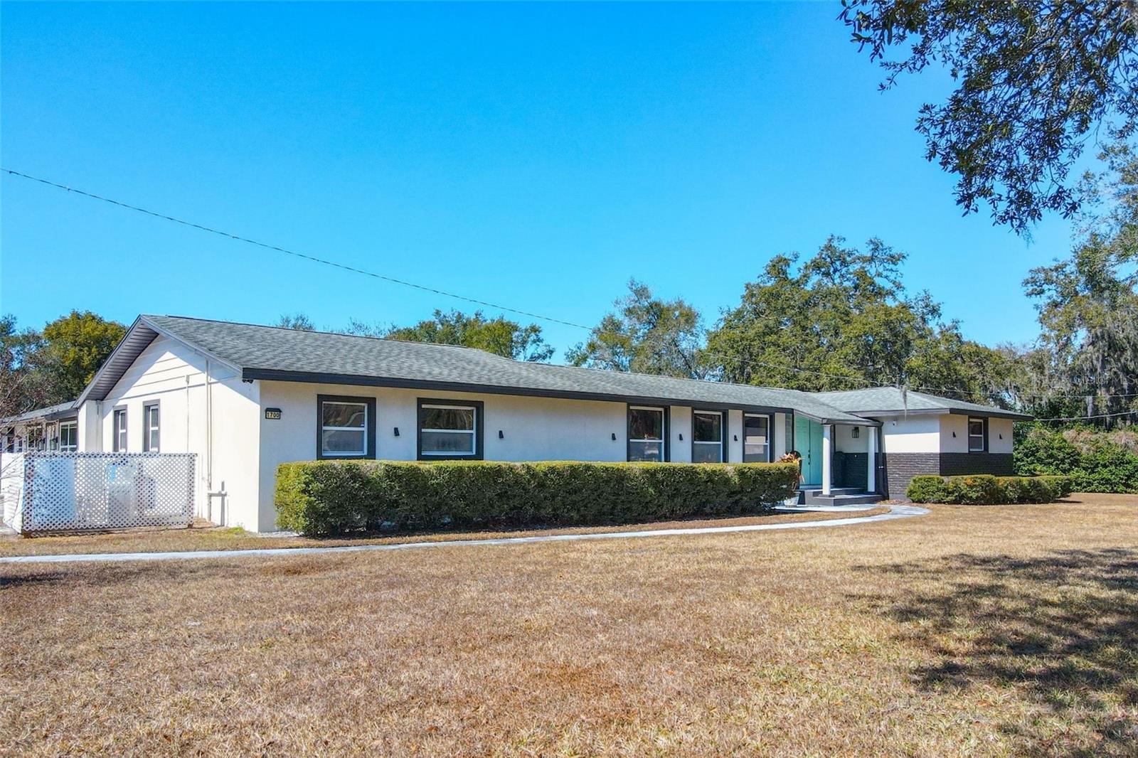 Front elevation from driveway