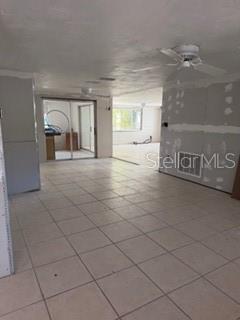 View from front door to LR/DR/Kitchen