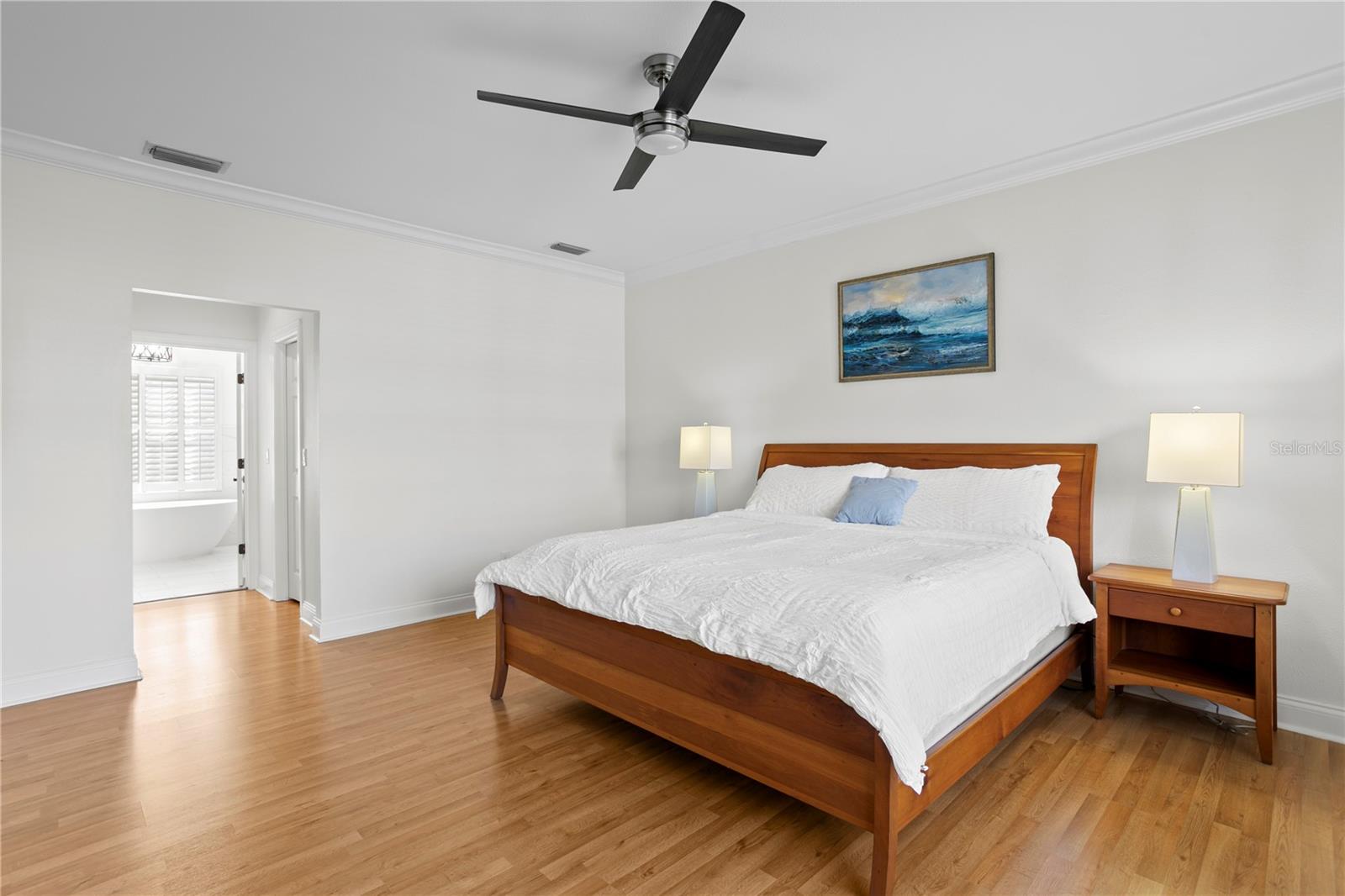 Spacious Primary Suite | Harbour Island Luxury Townhome Tampa FL