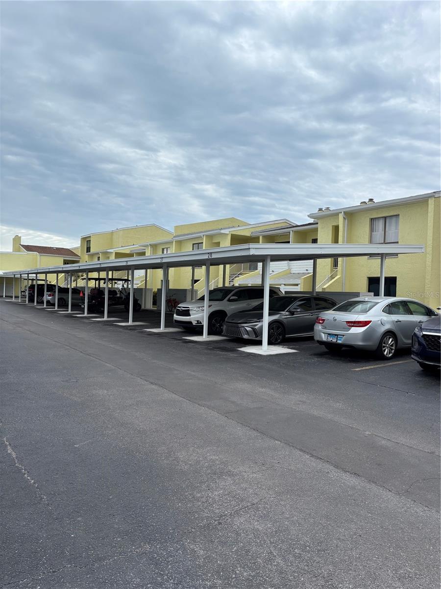 Exterior view of the condo development