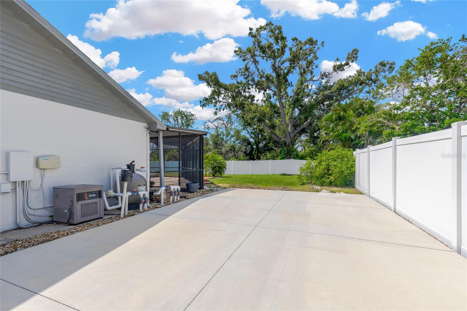 New concrete pad perfect for your boat or RV!