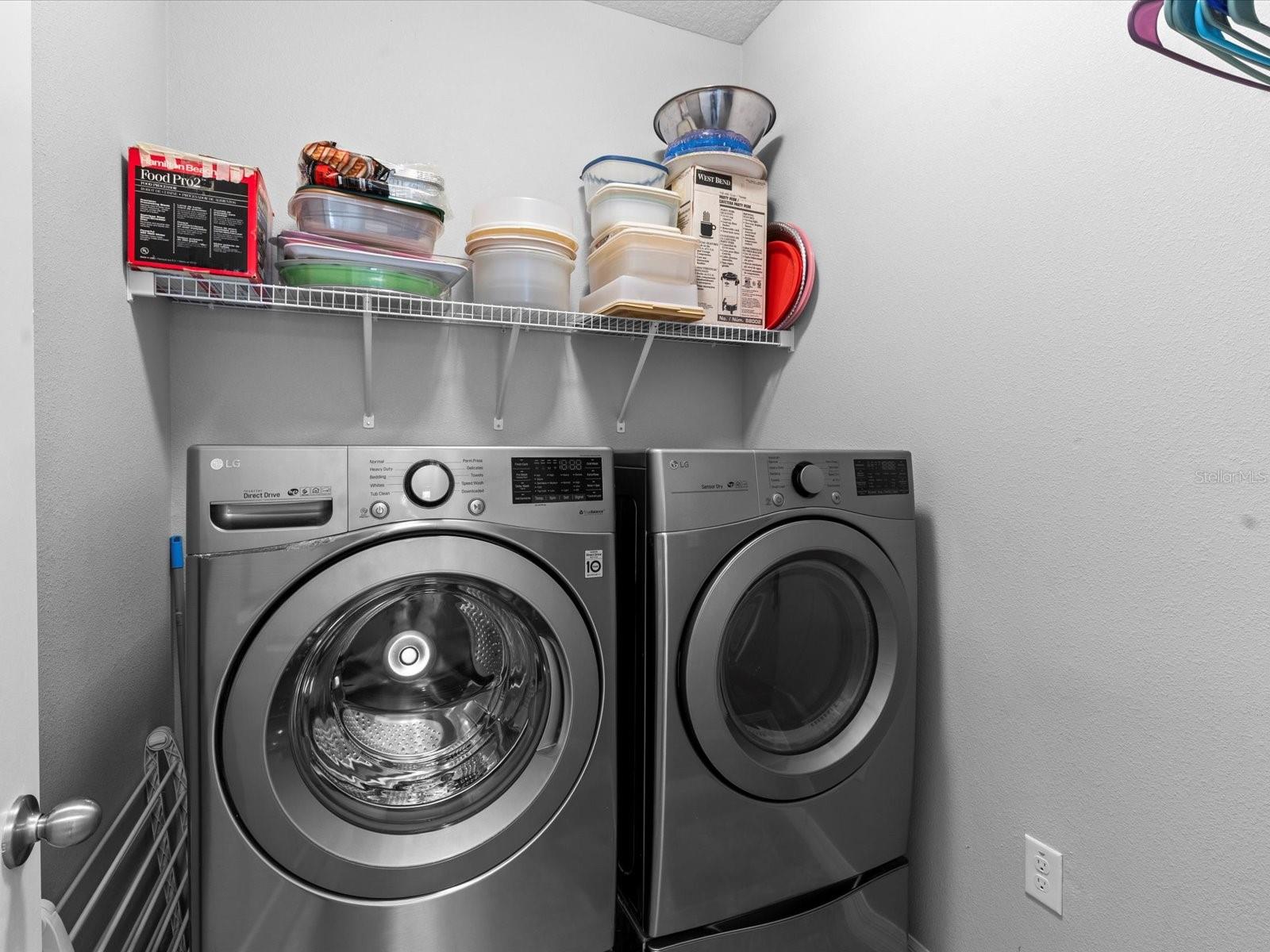 Laundry room off kitchen