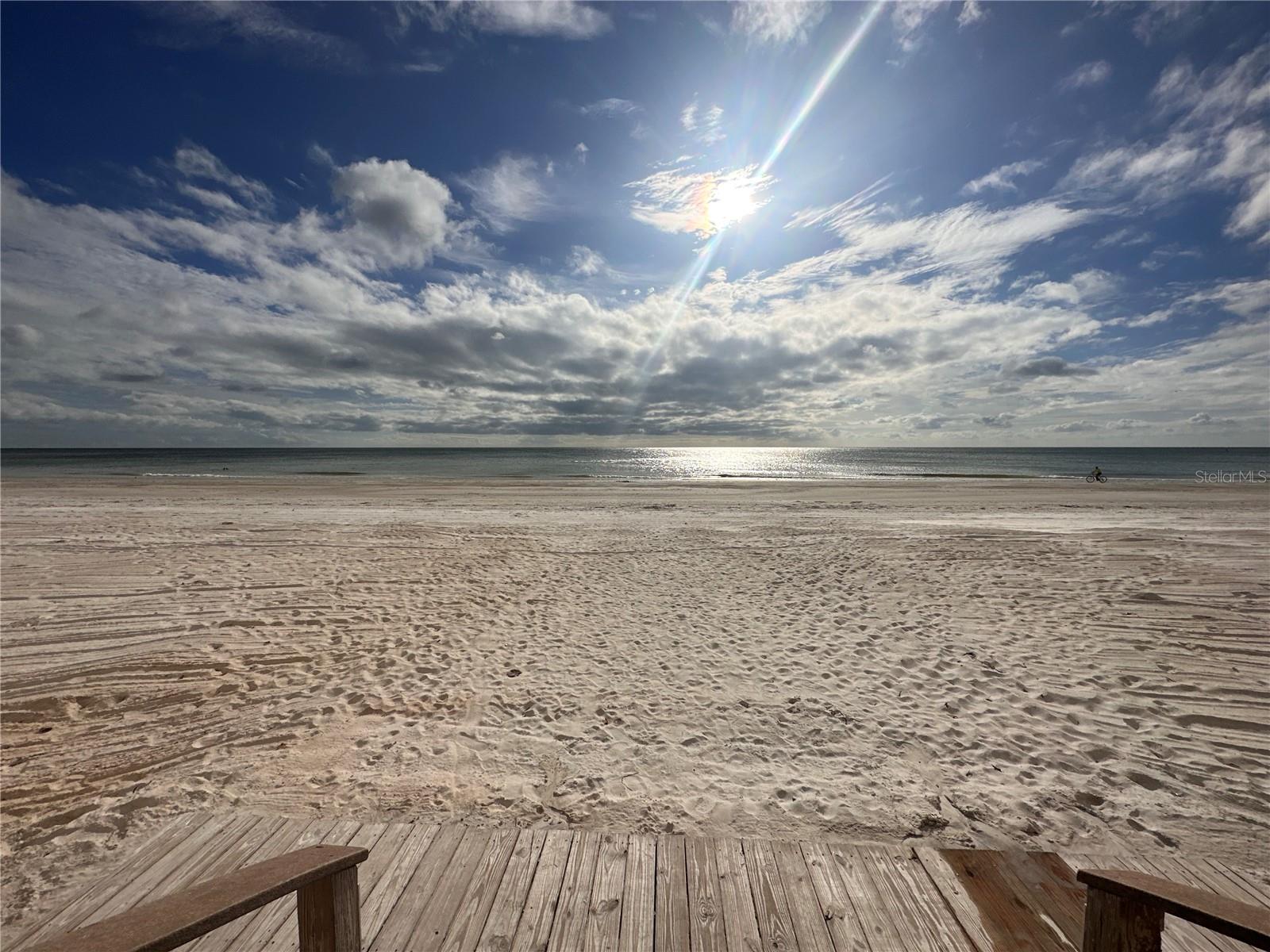 View from your steps to the beach