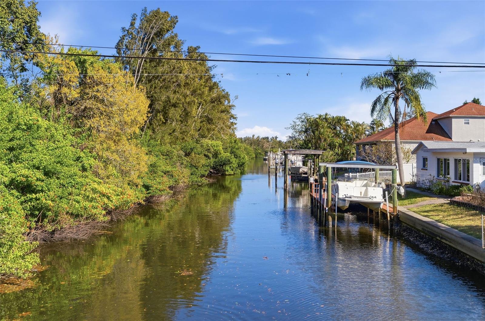 Right across the street