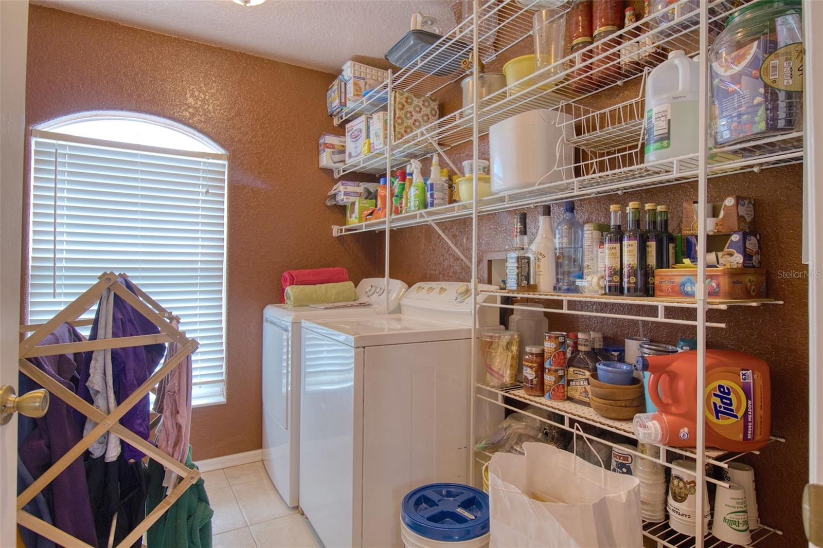 Inside laundry and storage upstairs