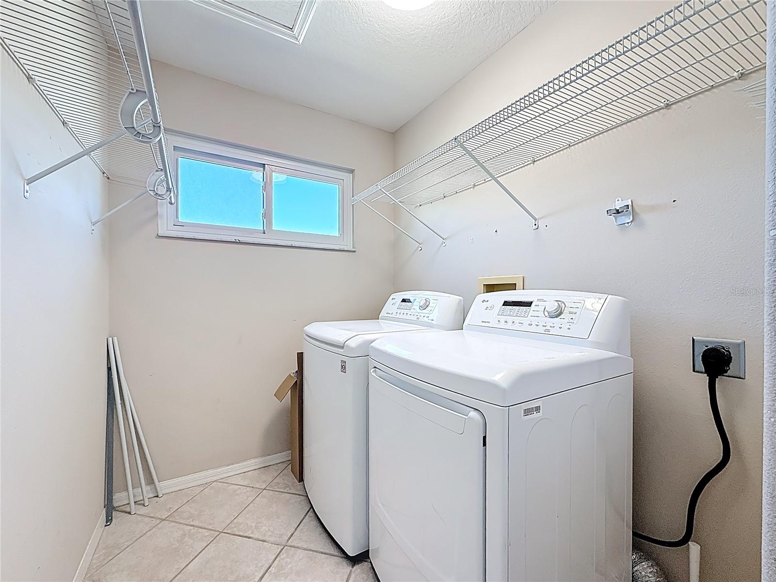 Upstairs laundry room