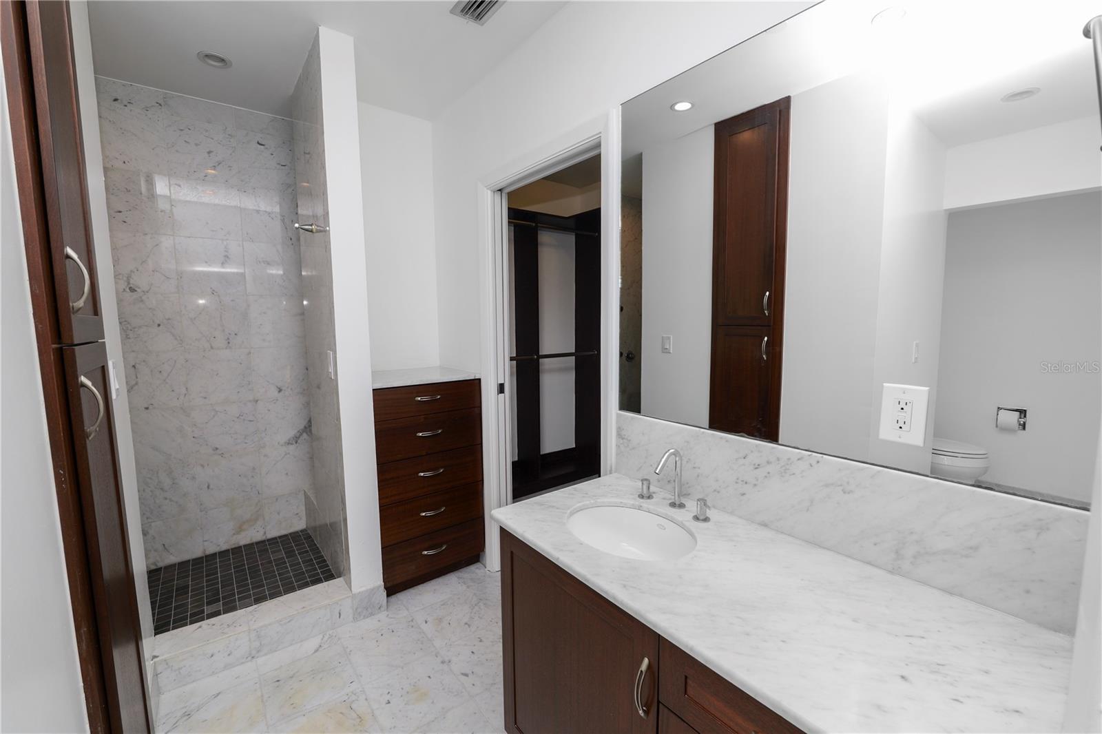 Private and functional ensuite bathroom.
