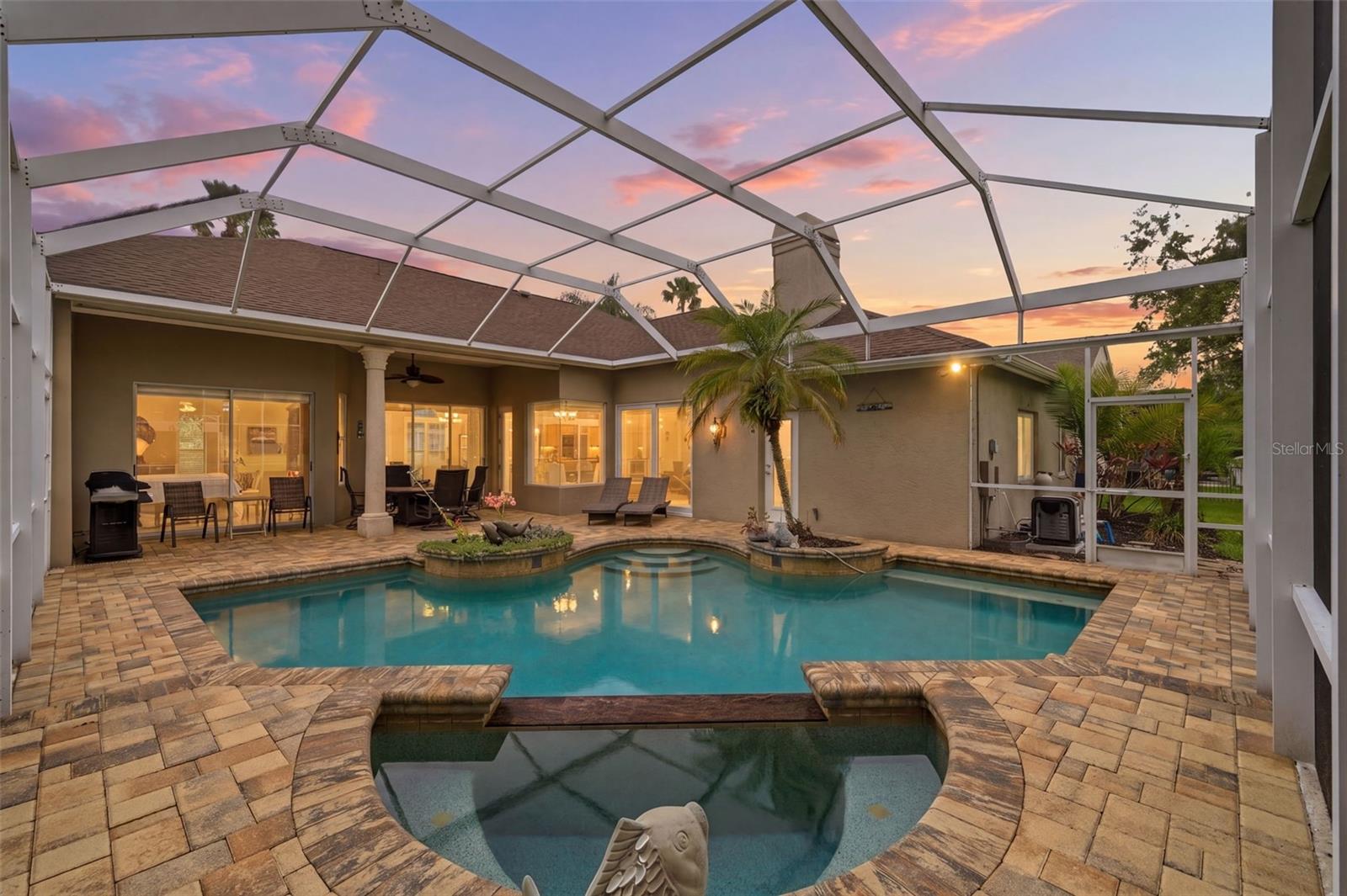 Fully remodeled pool area.