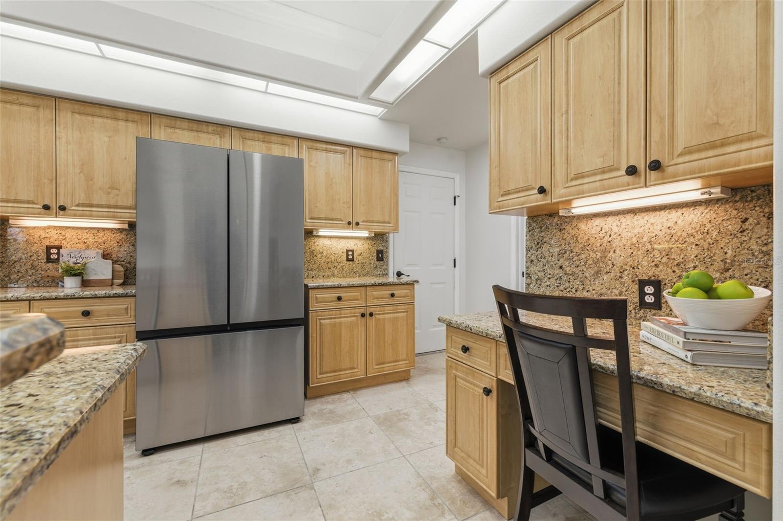 Plenty of cabinet space.