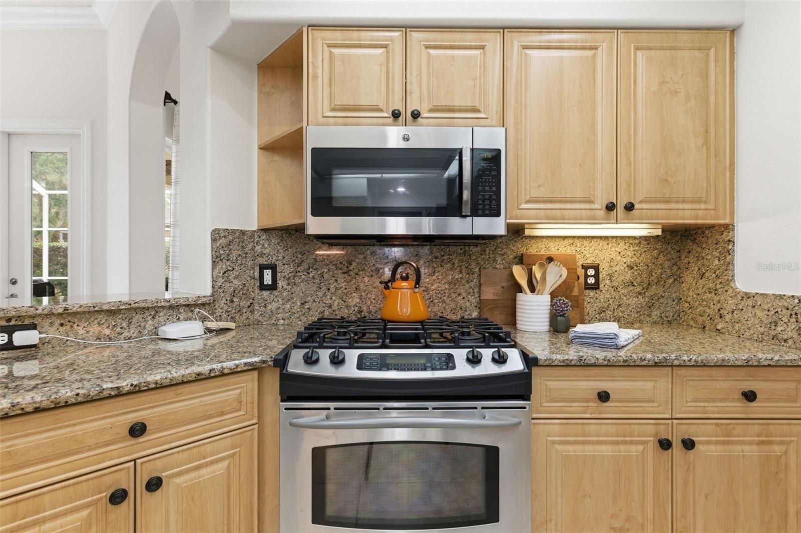 Plenty of cabinet space.