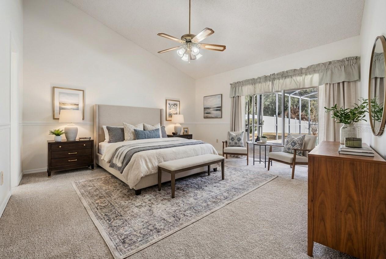 Owners retreat with pool views!