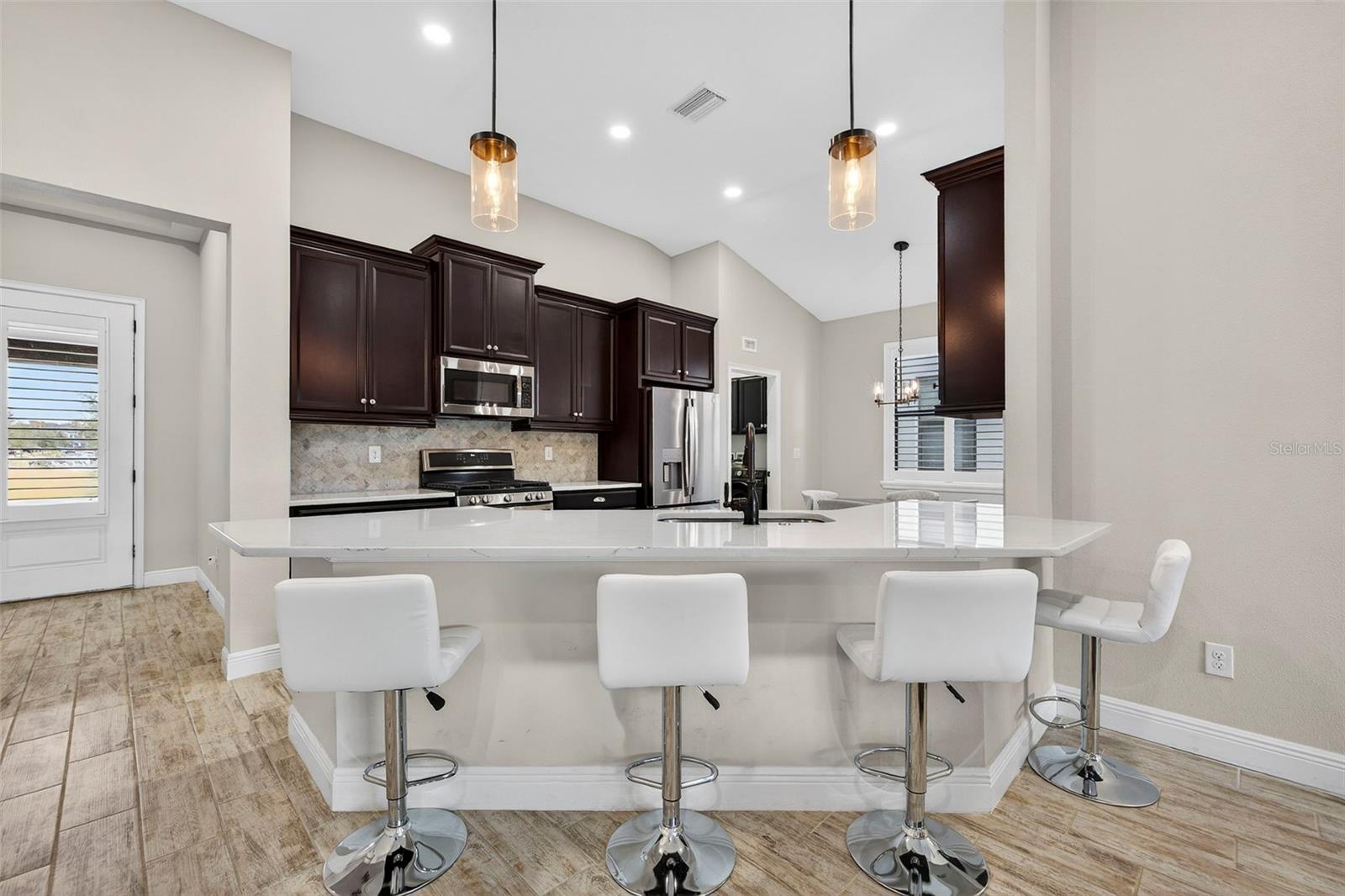 Gourmet-style kitchen