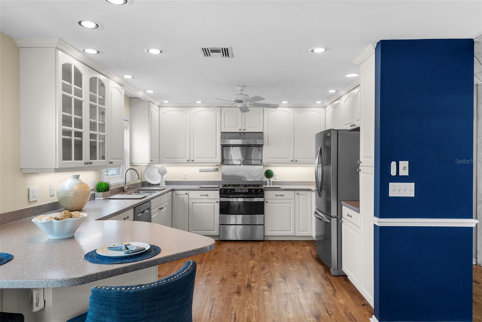Kitchen with Natural Gas Appliances
