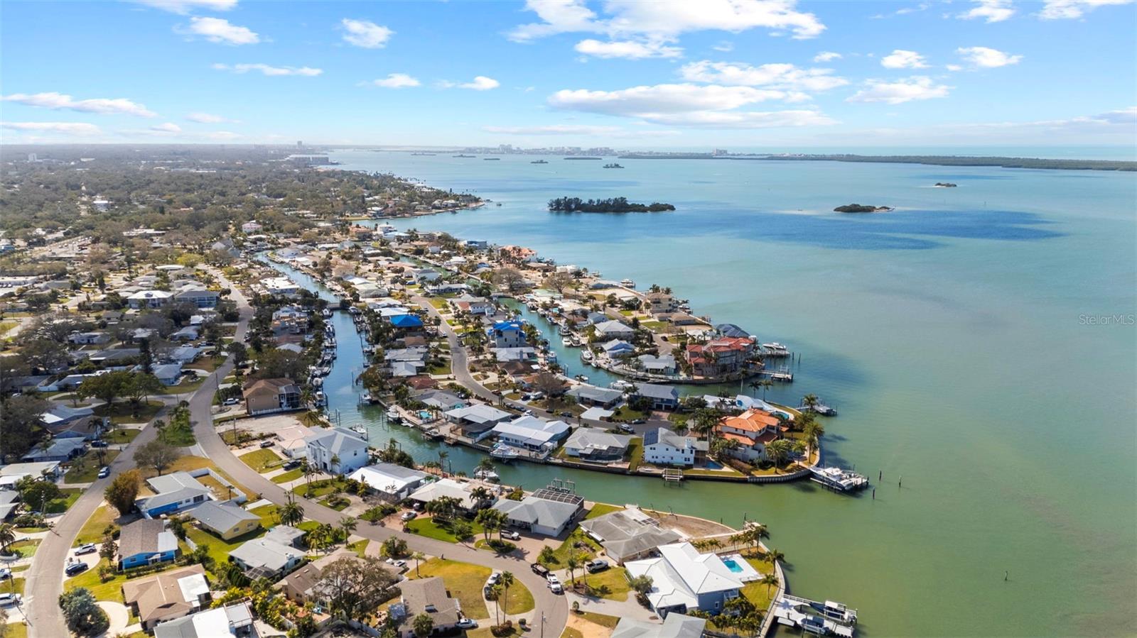 South towards Clearwater Beach