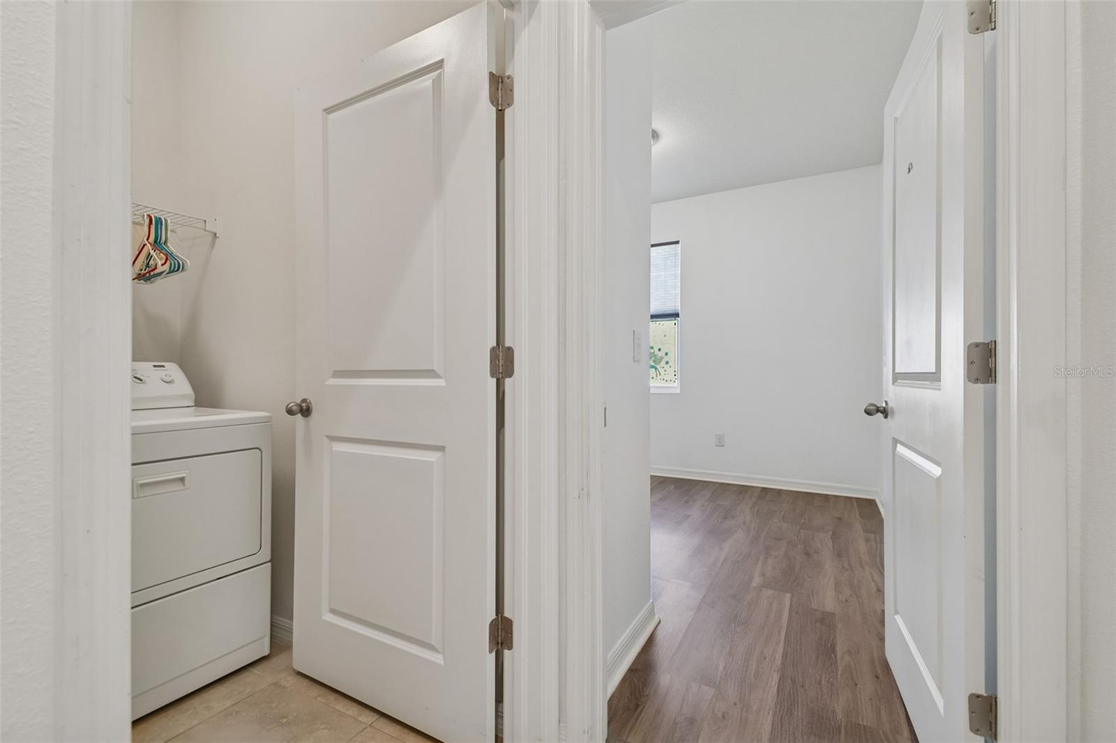 Bedroom 3 Hallway & Laundry