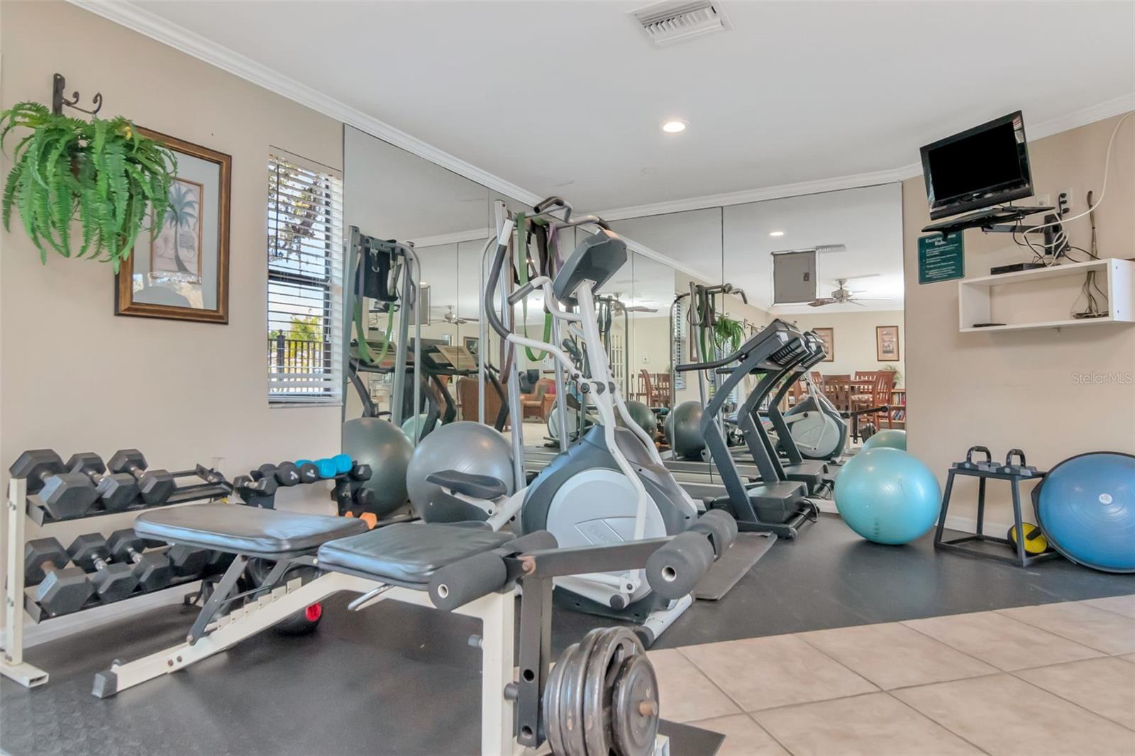 Fitness center in Clubhouse