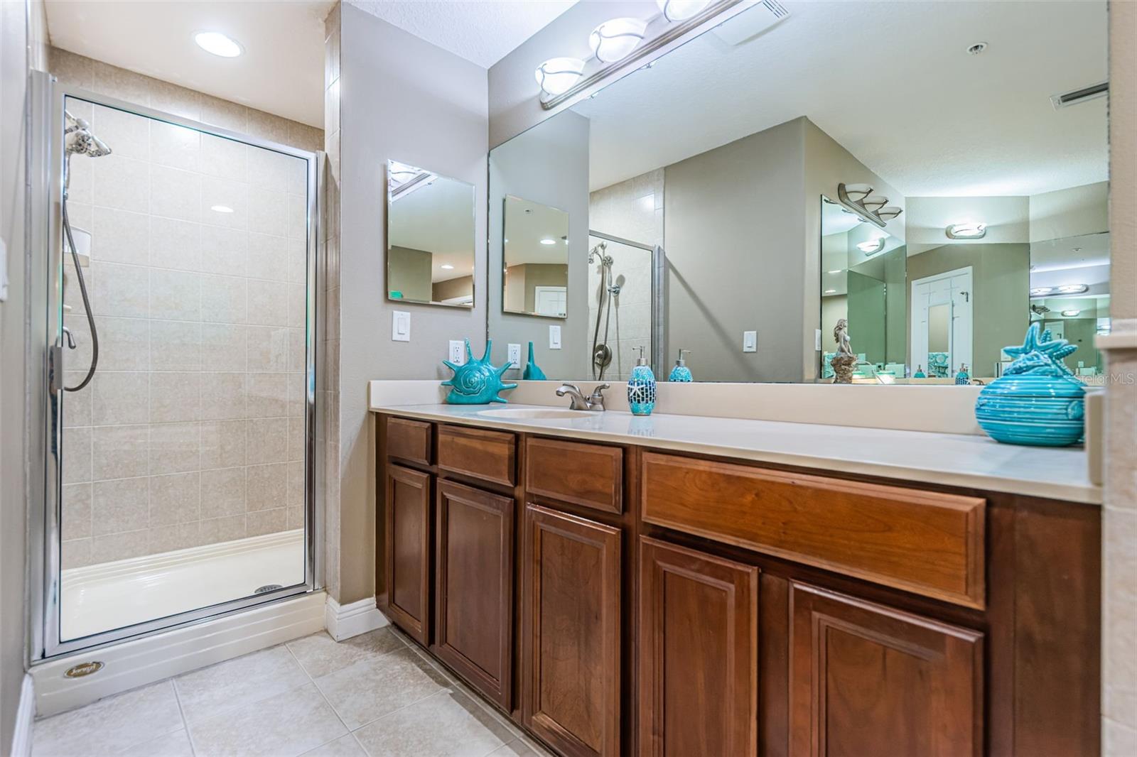 Primary bathroom includes shower