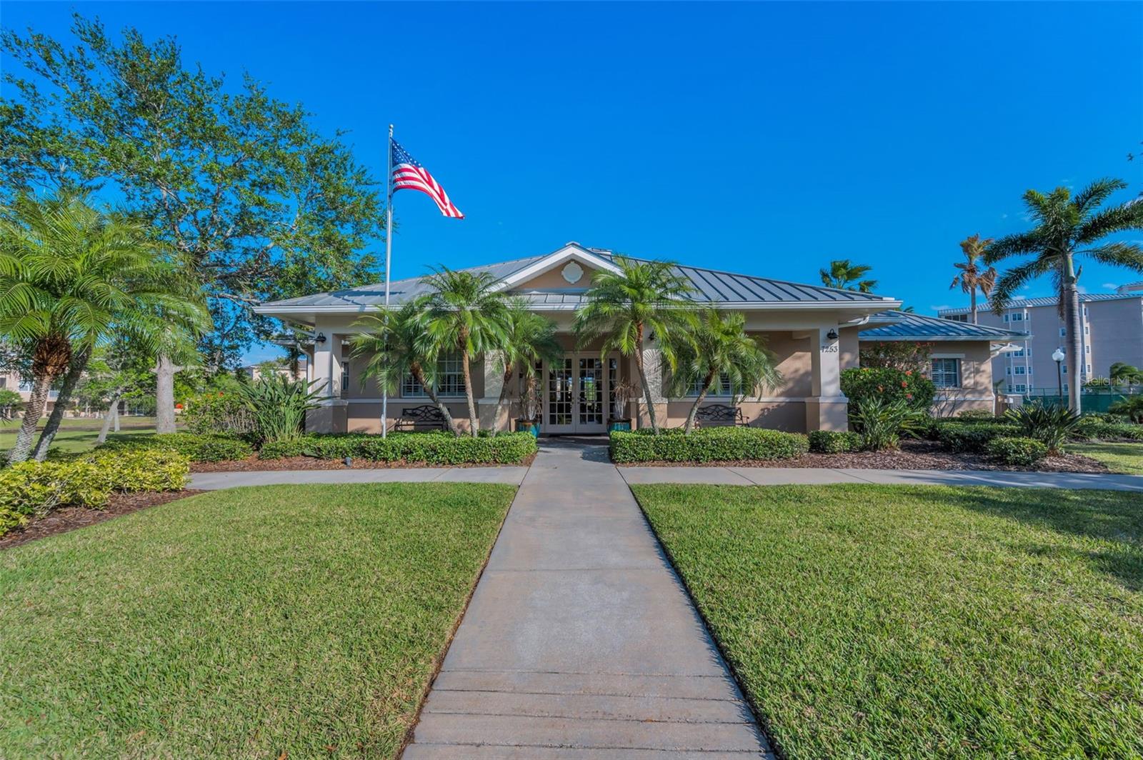 Clubhouse Entry with Fitness Center