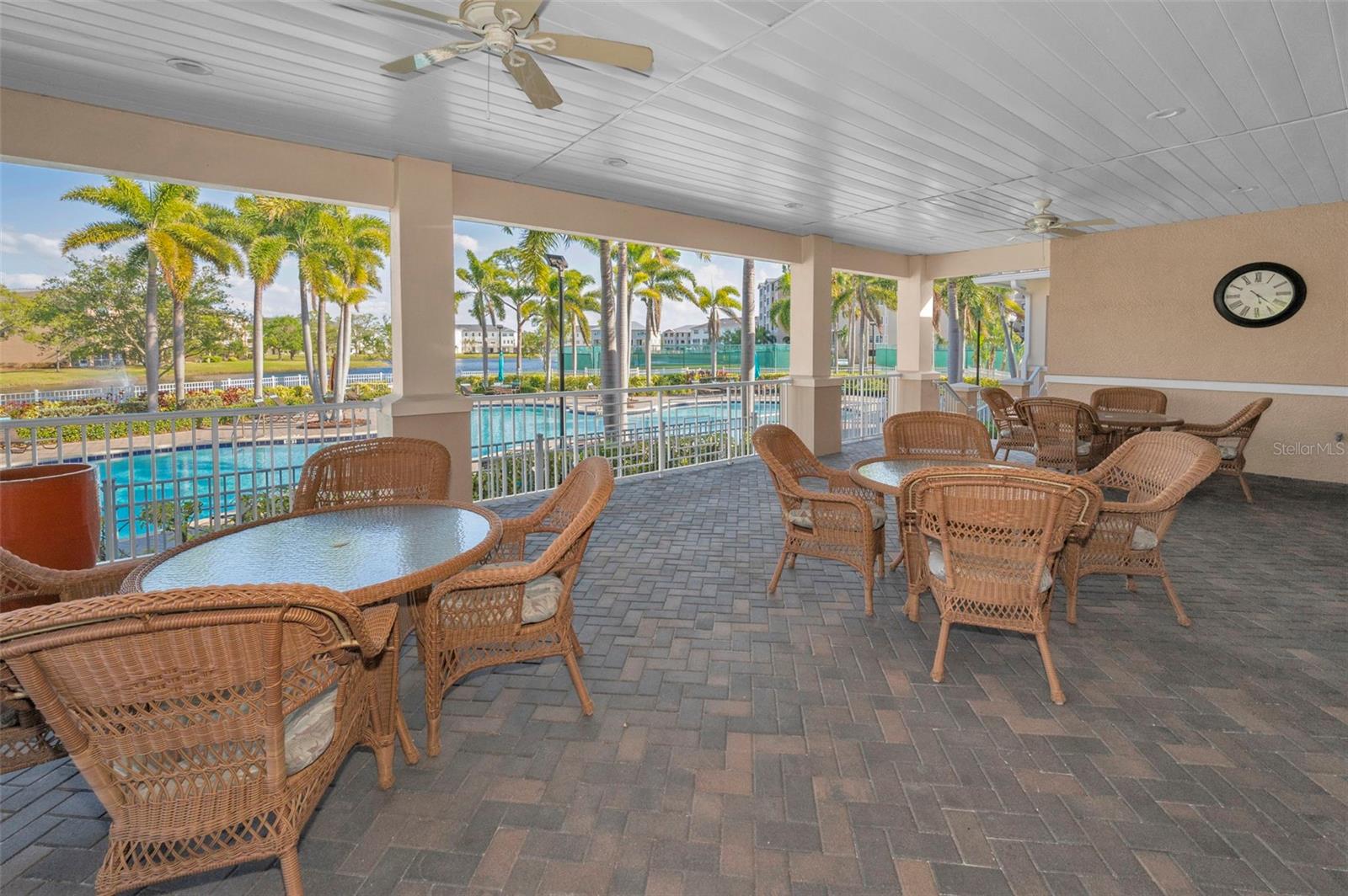 Pool Seating on the Lanai
