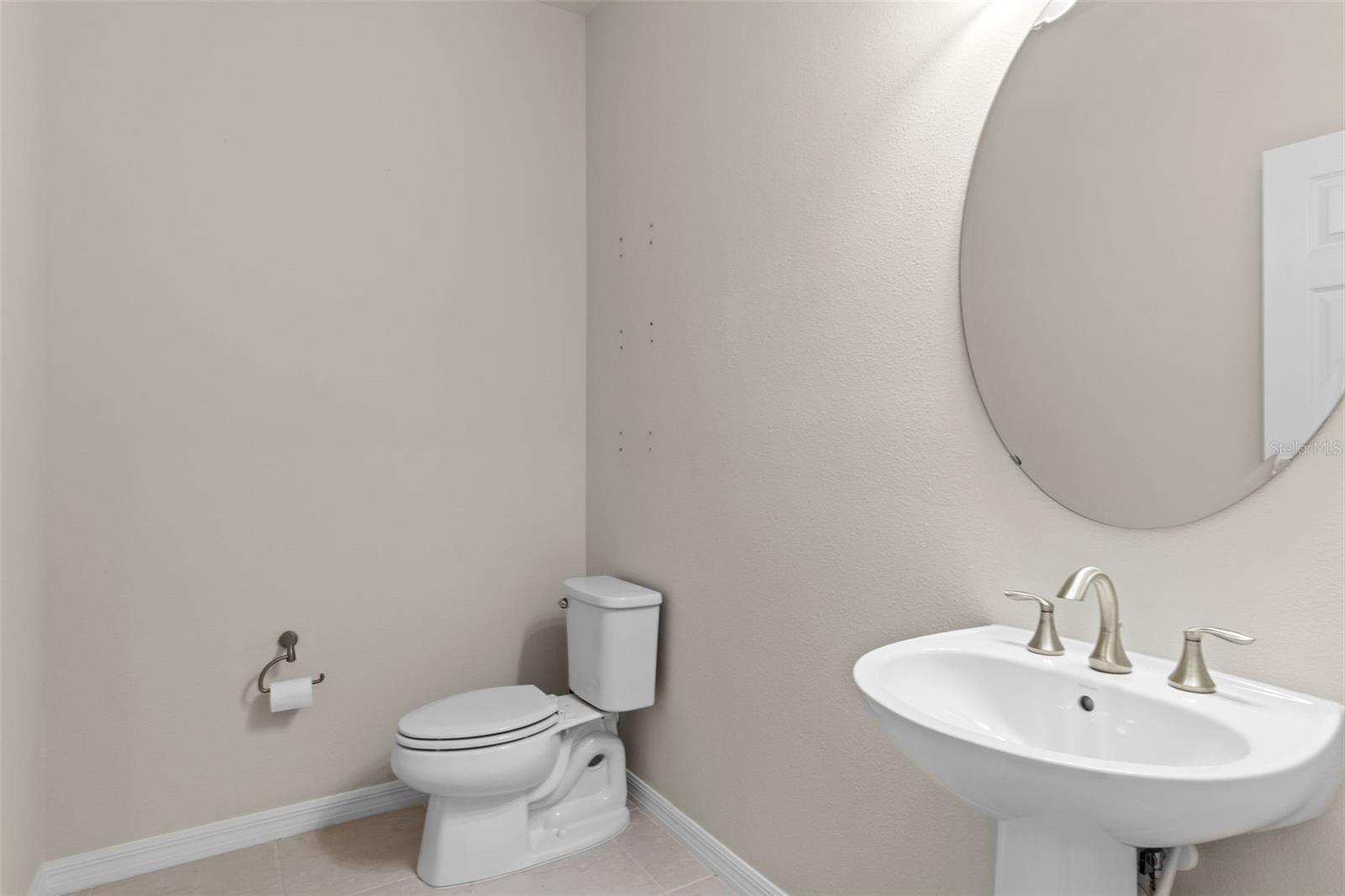 Ground floor half bath