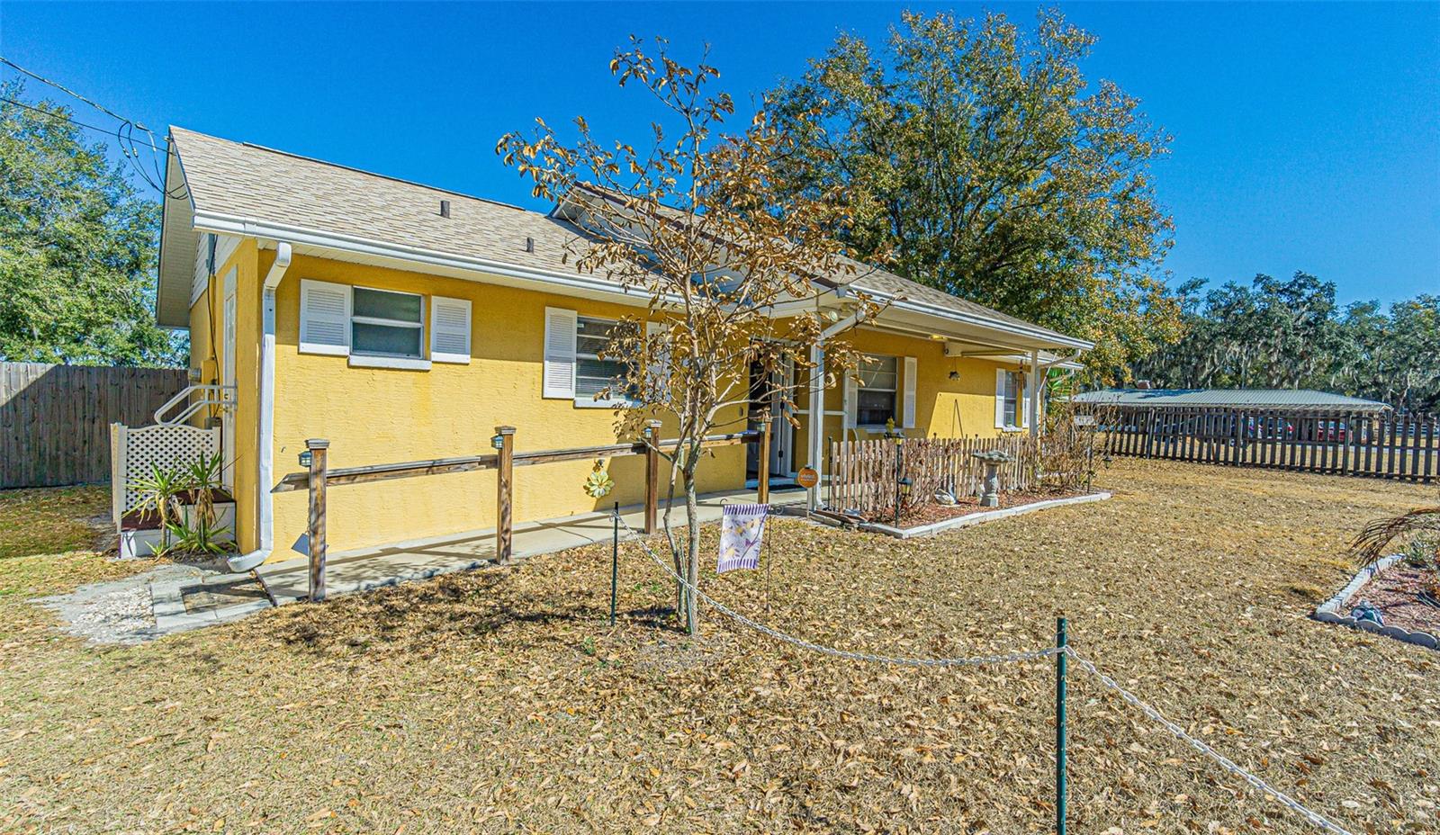 Main house with NEW ROOF