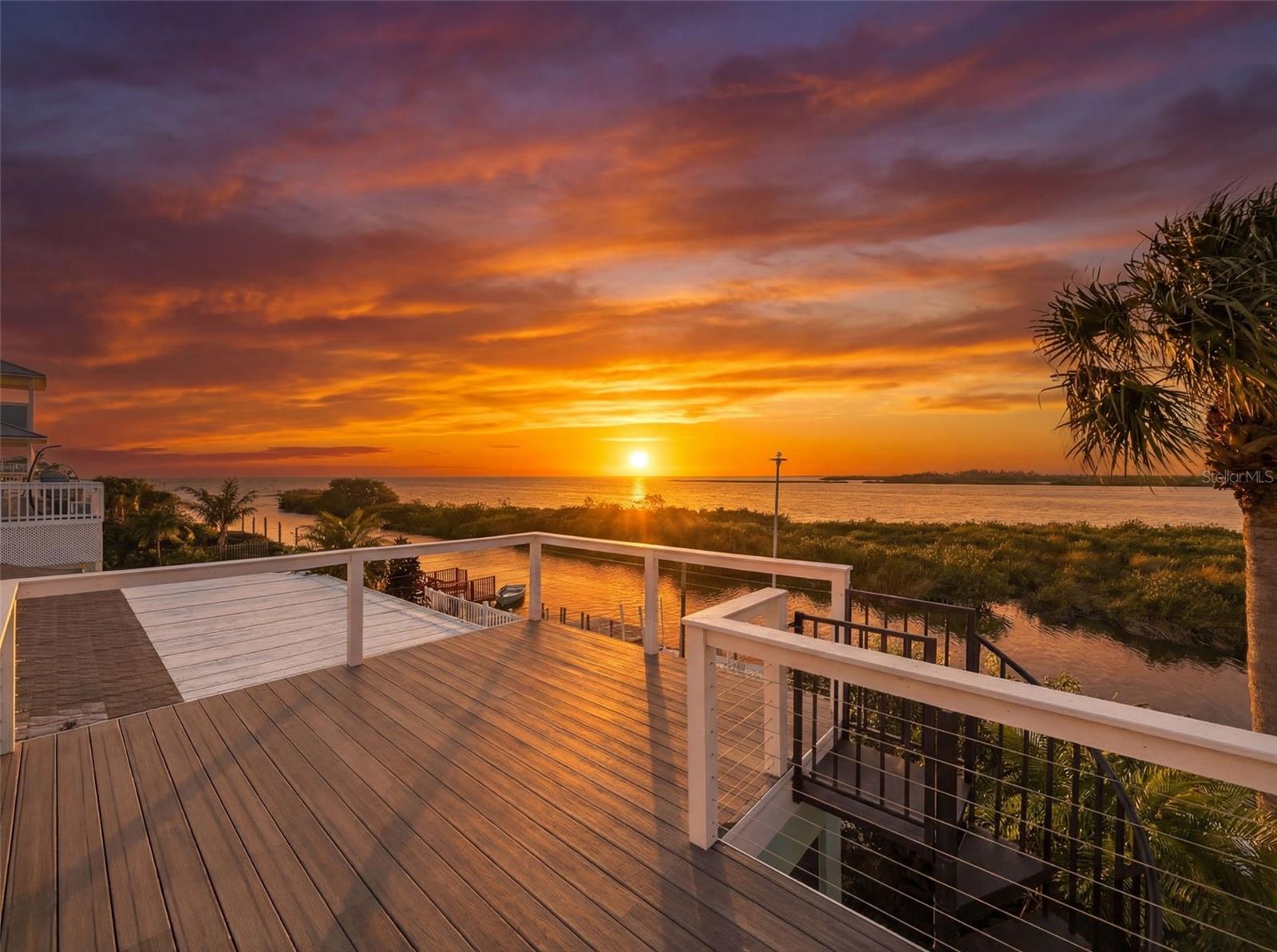 SUNSETS FROM YOUR OBSERVATION DECK ARE AMAZING!!