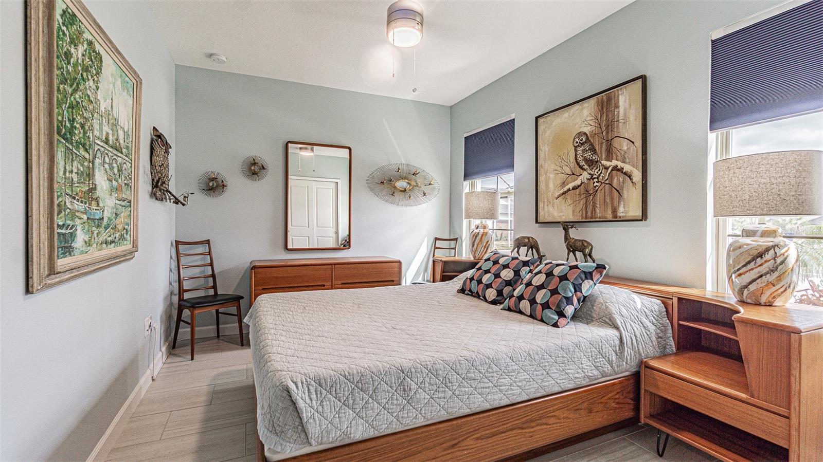 Guest bedroom at front of home