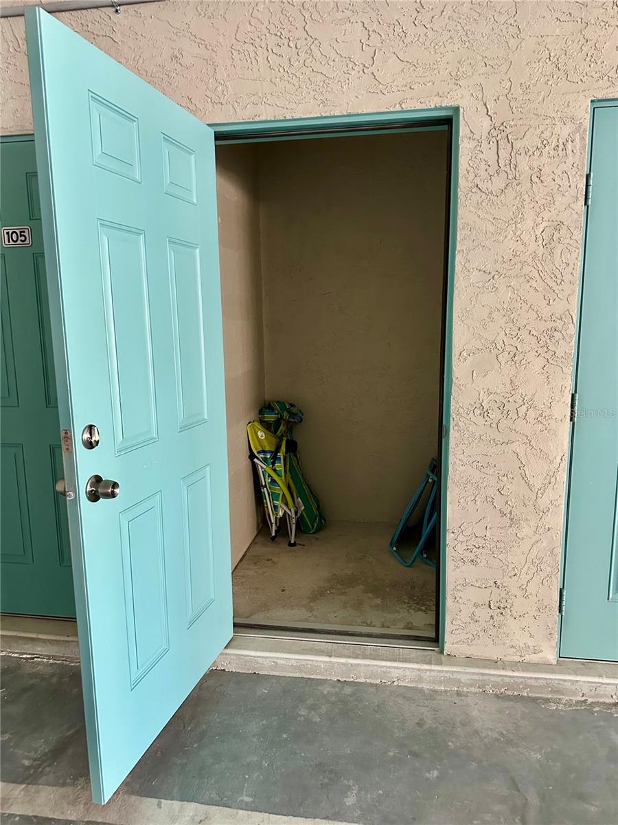 Private Storage Area (Downstairs)