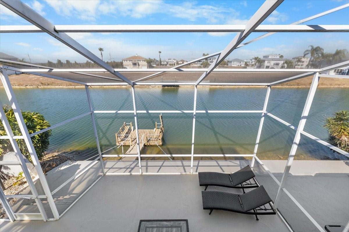 Screen in porch 2nd floor view