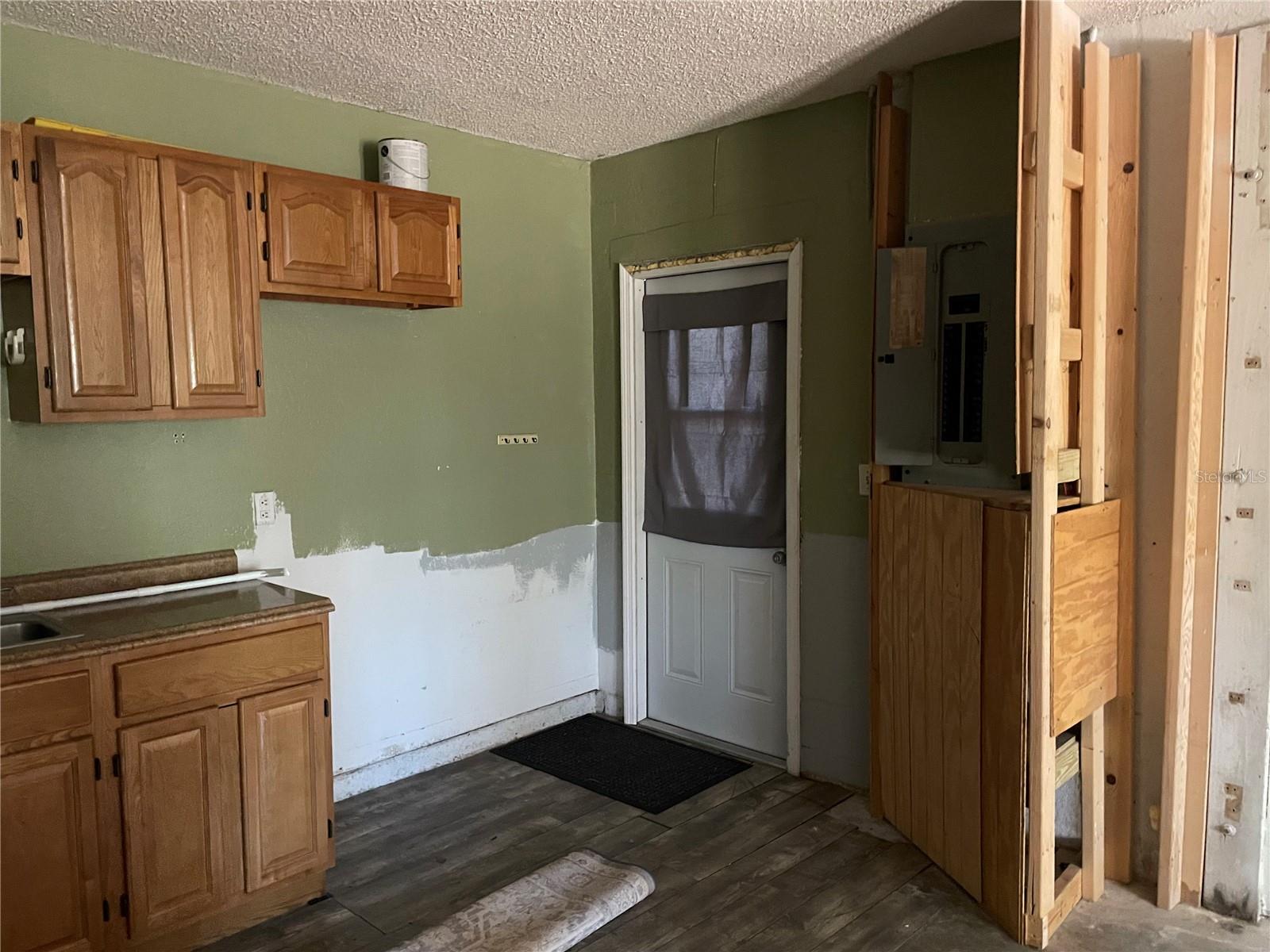 converted garage kitchentte