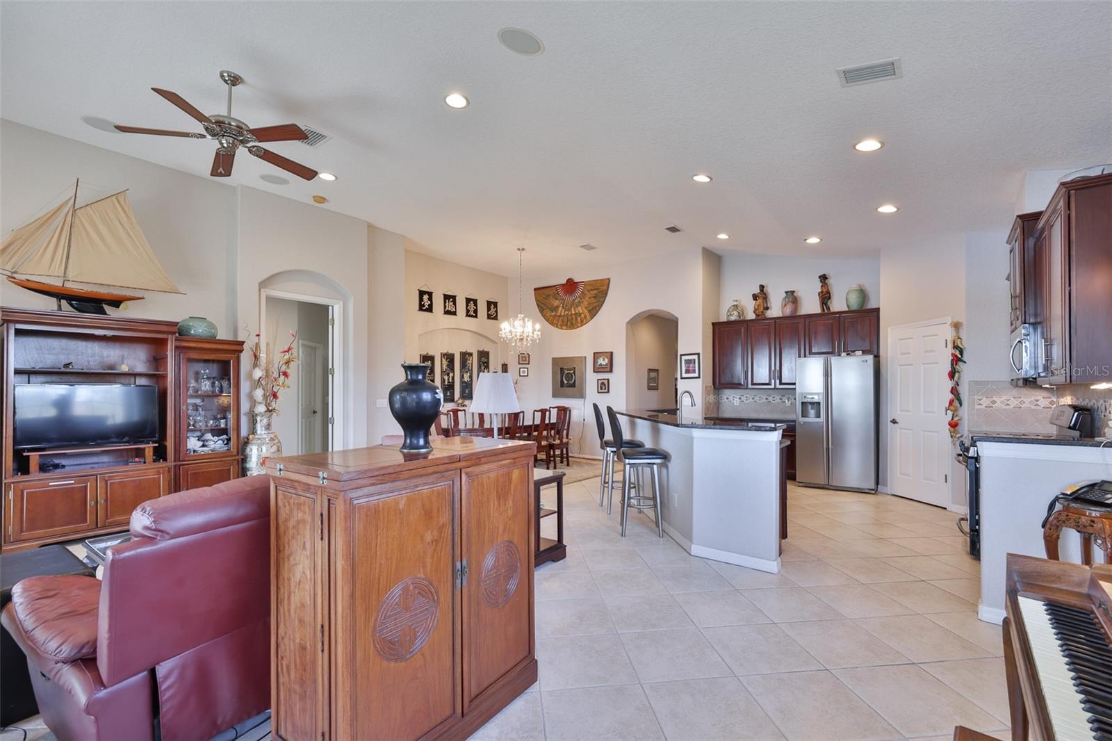 The view from the corner of the condo.