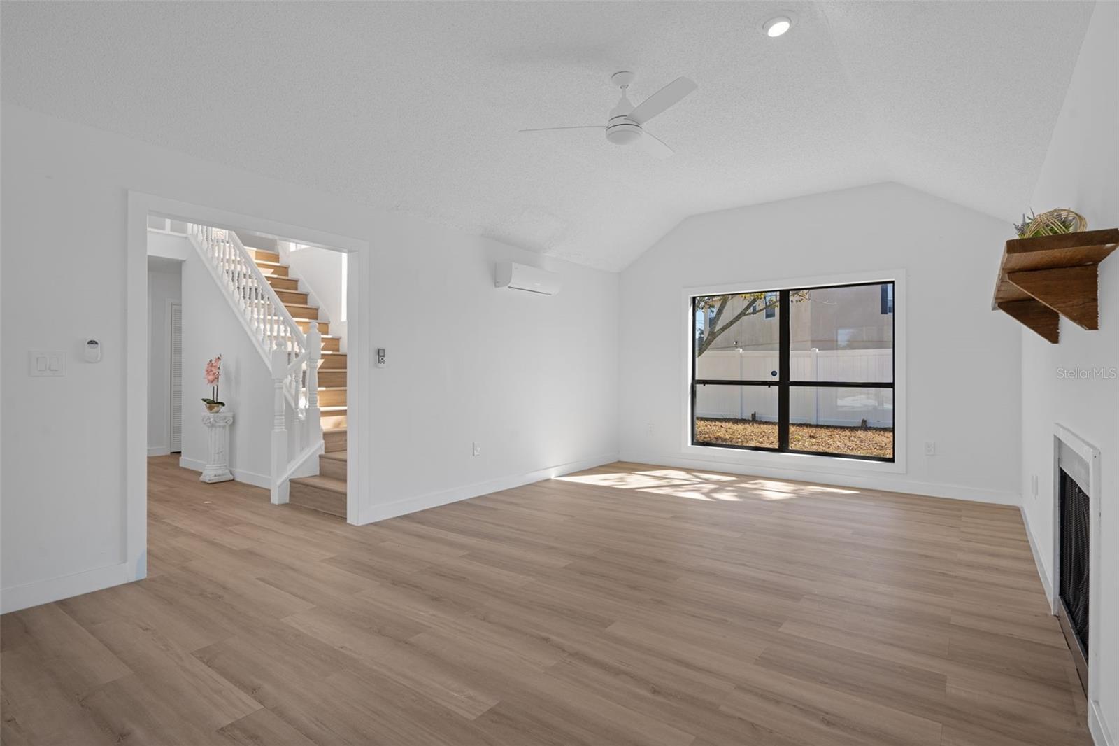 The family room is  great for family get togethers