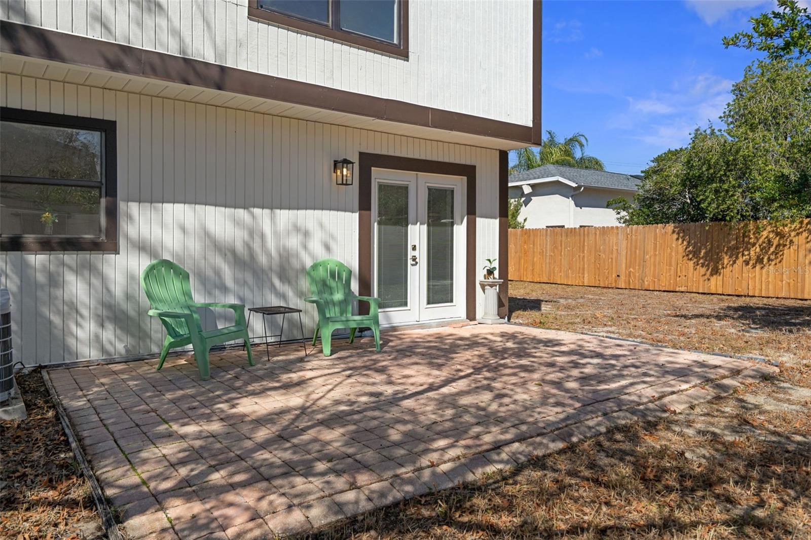 Relaxing Open Paver Patio