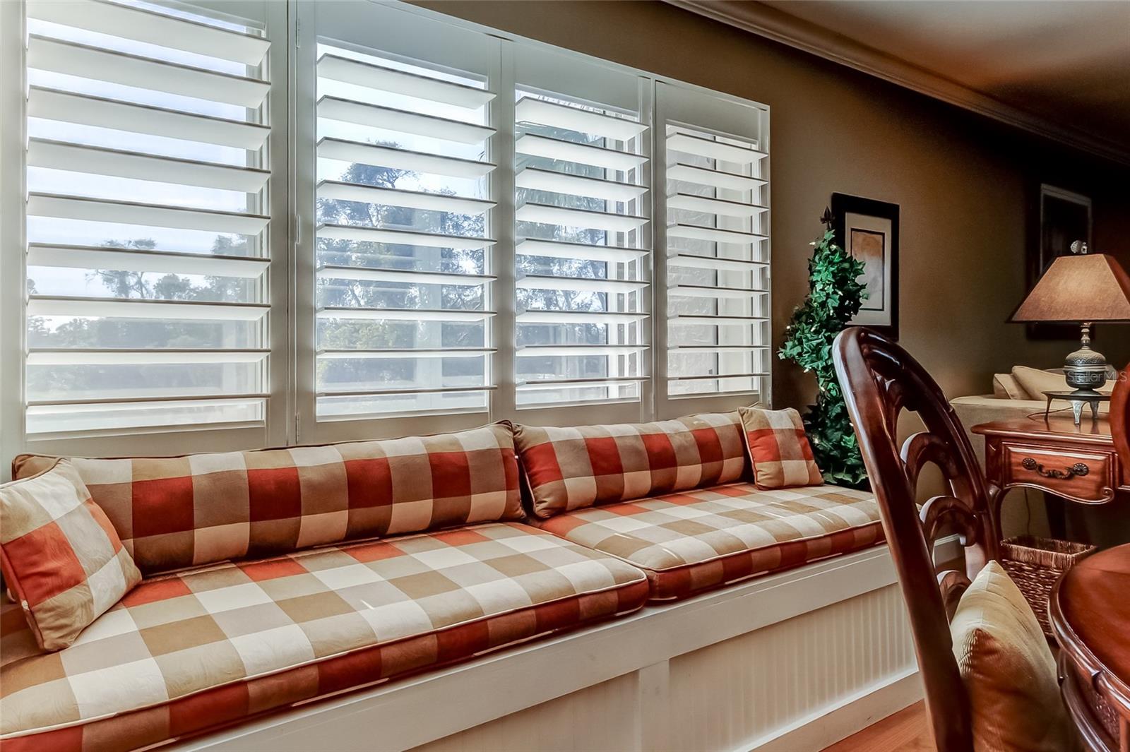 Built-in Seating with storage.