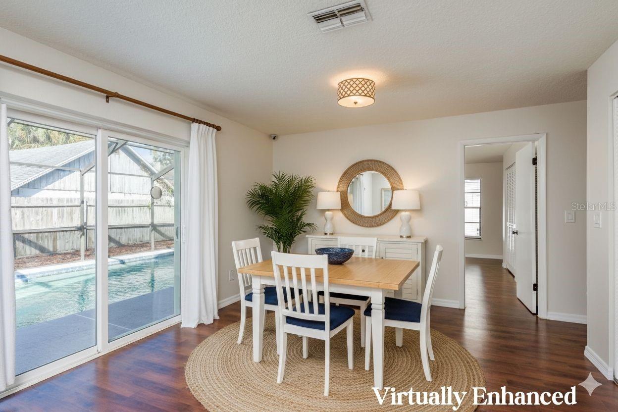 Eating Area- Virtually Enhanced