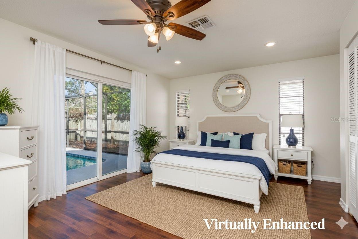 Primary Suite- Virtually Enhanced