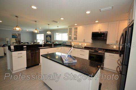 Professionally Staged Photo of Kitchen taken after renovation