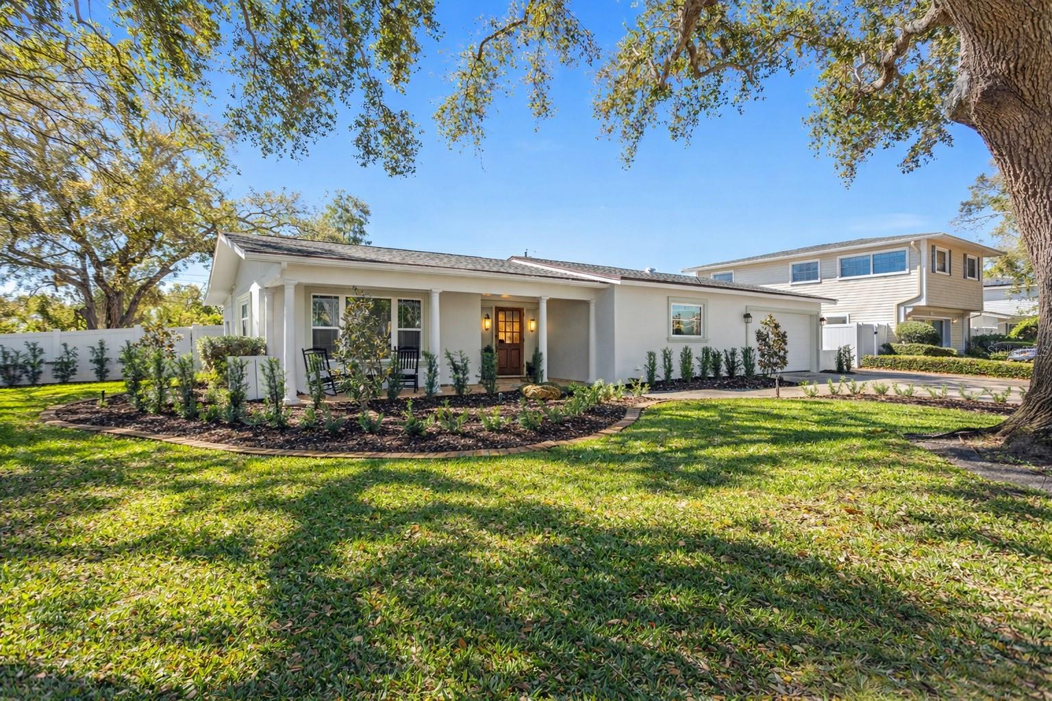 Corner lot side view