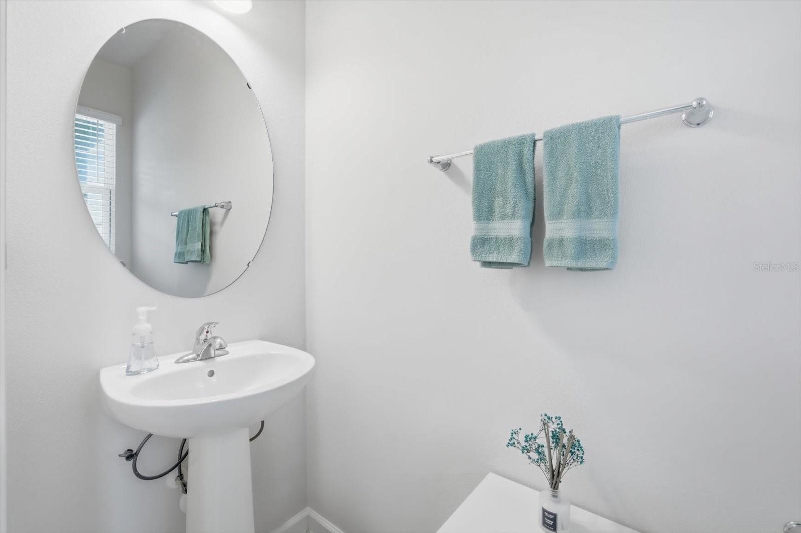 Downstairs half bath