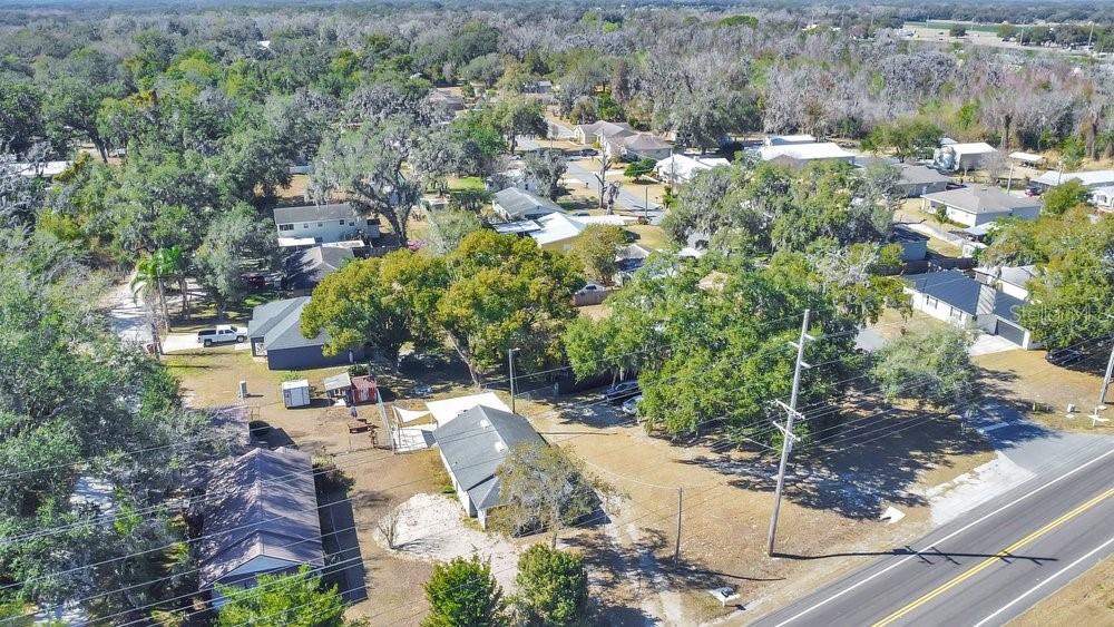 Aerial from the front