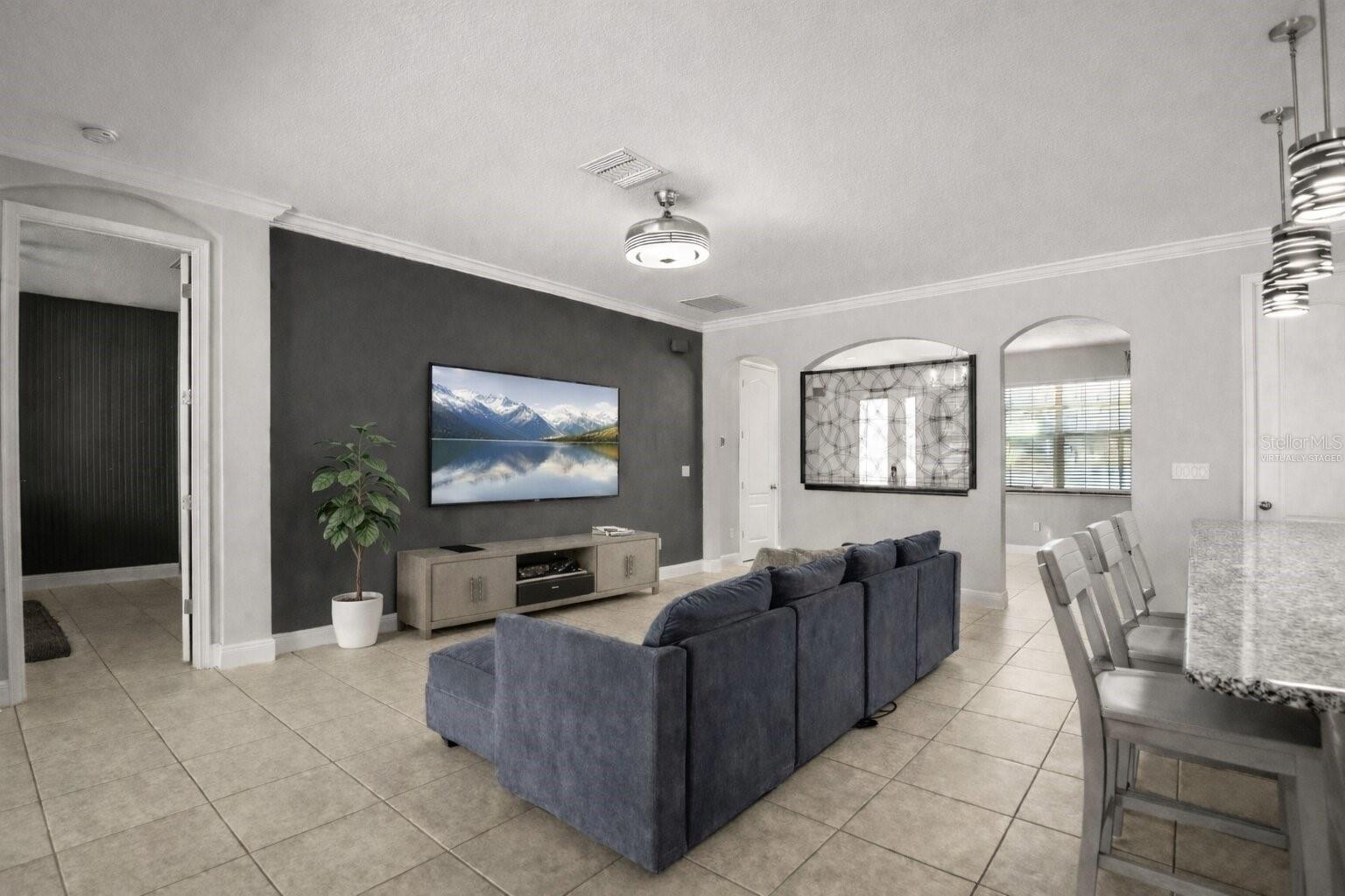 Virtually Staged - Living Room