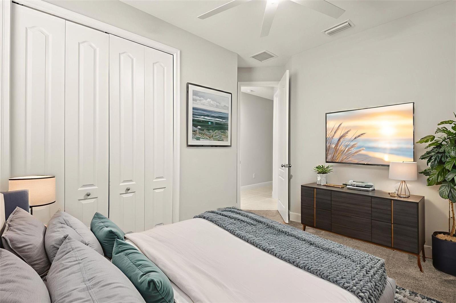 Virtually Staged - Second Bedroom