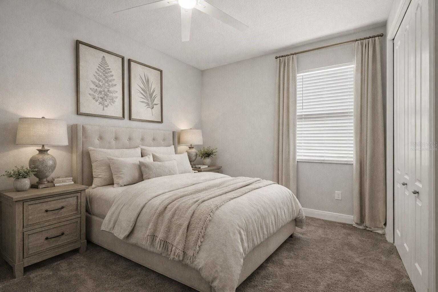 Virtually Staged - Third Bedroom