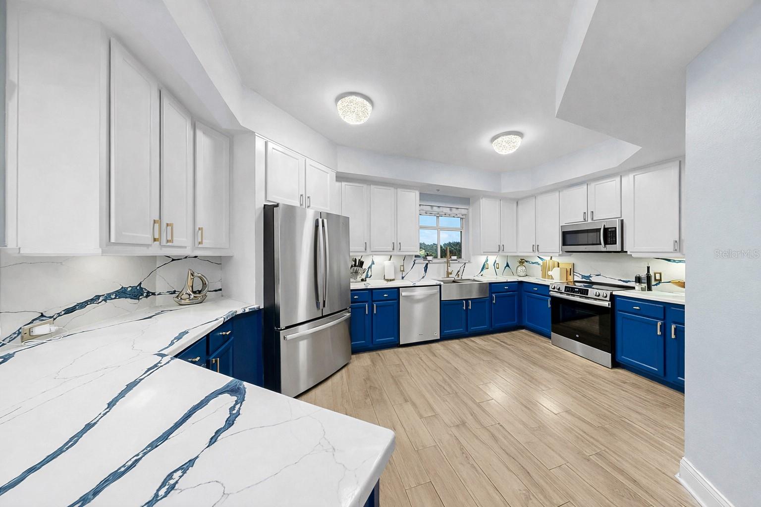 View from Bar Area to Kitchen